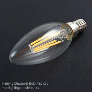 C35 E14 4W LED Candelabra Bulb LED Filament Bulb 110V-220V Dimmable Led Bulb thumbnail-1