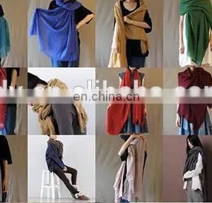 Cape Yarn Wide Large Size Thin Scarf Multi Colors Fashion Women Shawl Trendy Female Breathable Scarf Whole Colored thumbnail-1