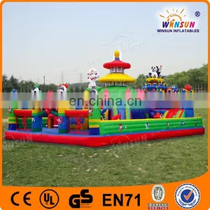 2017 Latest Inflatable Amusement Park,inflatable Indoor Playground,inflatable Fun City thumbnail-1