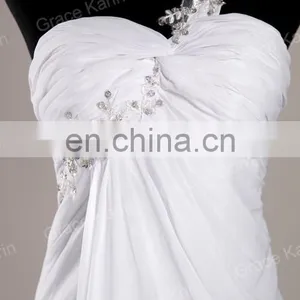 2015 Sexy White Long Evening Dresses Grace Karin Floor Length Backless Dresses Evening CL3122 thumbnail-5