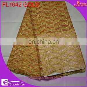 Fashion Embroidery Lace/african Lace Fabric/african Tulle Lace/african French Lace /charinter Lace FL1042 White Color thumbnail-2