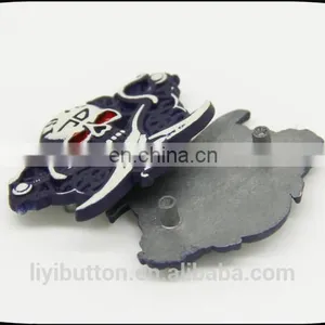 Decoration Painted Color Metal Garment Label, Nice Quality With OX-head Logo Zinc Alloy Garment Label thumbnail-5