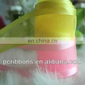 100% Pure Silk Organza Ruffled Ribbon thumbnail-1