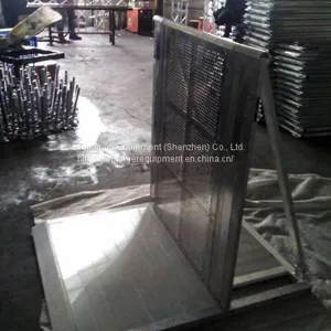 Fencing Cover System Barriers Barricades Crowd Control Stage Barrier Rope Mojo Steel Aluminum Concert Barricade For Sale thumbnail-2