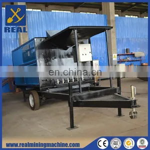 Small Scale Alluvial Gold Mining Equipment of Trommel Screen thumbnail-2