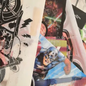PLASTICLENTICULAR Flexible Lenticular for t Shirt Fabric 3d Sheets Tshirt Soft Custom Flip Lenticular Clothing thumbnail-1