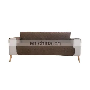 Zhejiang Factory Checker Quilting Furniture Protector I Shape Sofa Cover thumbnail-3