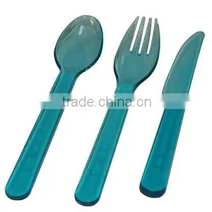 Promotional Green Plastic Cultery thumbnail-1