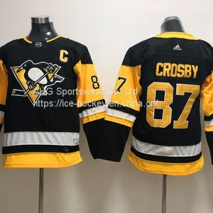 Pittsburgh Penguins #87 Crosby Kids Black Jersey thumbnail-1