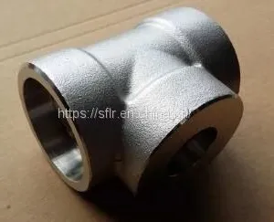 High Pressure NPT Forged Steel Pipe Fitting/ Carbon Steel A105 ASME B16.11 Threaded Reducing Tee thumbnail-1