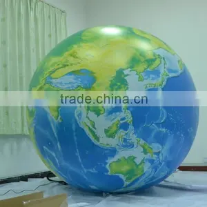 3m Inflatable Earth Balloon,inflatable Earth Globe Beach Ball,inflatable Giant Beach Ball thumbnail-1