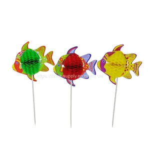 Marine Fish Sticks Picks Wooden Parasol Party Artwork Toothpick Decoration thumbnail-1