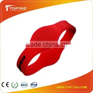 HOT!!! Classical Style Dual Frequency Silicon RFID Wristband Many Colors thumbnail-1