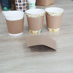 Corrugated Paper Thickened Cup Holder Disposable Cup Holder thumbnail-1