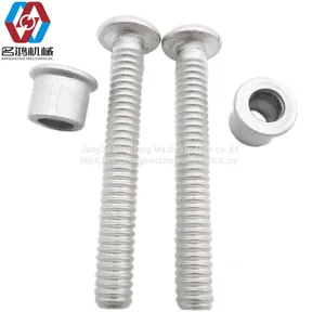 6.4mm Magna-Grip Aluminum Huck Lock Bolts Pin Collars Nuts thumbnail-1