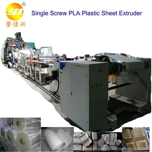 JNWS85-1000-PLA Single Screw Plastic PLA Sheet Extruding Machine Extruder Production Line thumbnail-1