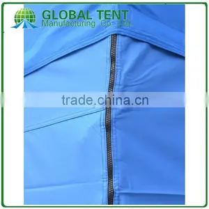 Aluminum Pop Up Marquee Trade Show Tent Frame 3x3m With Blue Canopy & Valance(Unprinted), 4 Full Walls With Zipper & Door thumbnail-3