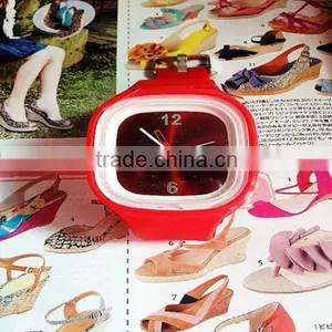 Fashion Watch Bracelet High Quality Jelly Silicone Watch Water Timer thumbnail-1