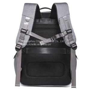 Men Casual Lightweight Mochilas Computer Usb Smart Waterproof Mochilas Rucksack 19 Inch Bag Black Laptop Backpack thumbnail-5