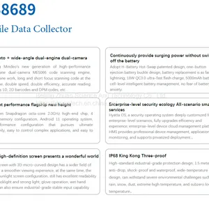 Mindeo MS8689 Smart Barcode Scanner Warehouse Mobile Data Collector Android QR Wireless Scan thumbnail-2