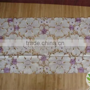 100% Cotton Damask Tablecloth Hemstitch Table Cloth Luxurious Tablecloth Pink Fancy Tablecloth thumbnail-4