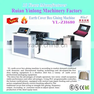 Factory Earth Cover Box Gluing Machine YL-ZH680,corrugated Box Folding Gluing Machine thumbnail-2