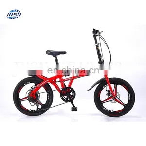 Factory Direct Sale Folding Bicycle Integrated Rear Seat Variable Speed Adult Student 16 Inch 20 Inch Male and Female Bicycle thumbnail-4