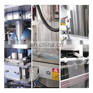 Envasadora Vertical Chili Turmeric Spices Condiment Flour Powder Filling Stand Up Pouch Bag VFFS Spice Packaging Machine thumbnail-3