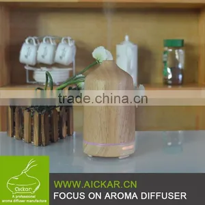 100ml Wood Essential Oil Diffuser LED Light Aroma Diffuser thumbnail-1