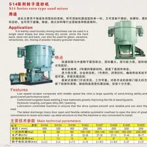 Supply Clay Sand Production Line S14 Series S1420A Roto Type Sand Mixer for Steel Foundry thumbnail-5