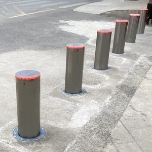UPARK Car Parking Spaces Private Area 304 Stainless Steel Automatic Bollards With Mini Box thumbnail-2