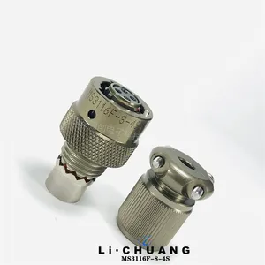 MS Series Circular Connector Plug Socket MS3116F-8-4P MS3116F-8-4S thumbnail-1