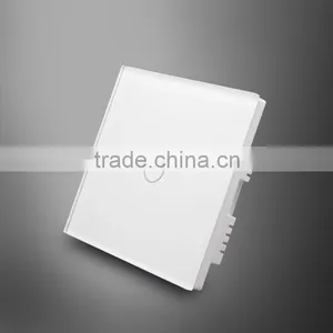 2 Gang Glass Panel Touch Light Switch 110-250v AC EU/UK thumbnail-2