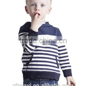 2015 the Newest Stripe Long Sleeve Hoody for 4-7 Years Boys 100 Cotton Direct From Clothing Factory thumbnail-2