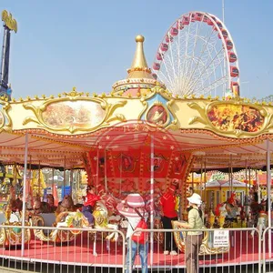 Amusement Park Ride Theme Park Ride Carousel Merry go Round Ride thumbnail-2