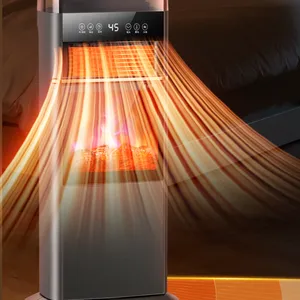 Heater/3D Atomizing Fireplace Warm Air/machine Simulation Flame/steam Humidifier Voice Remote Control Fireplace(Wechat:13510231336） thumbnail-2