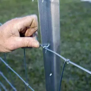 7 ft Height Heavy Duty Studded Y Post With Spade Studs Galvanized Steel Y Fence Post thumbnail-6