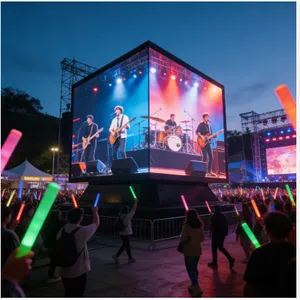 500x500mm P3.91 Seamless LED Display Screen, Suitable for Bars, Shopping Malls thumbnail-4