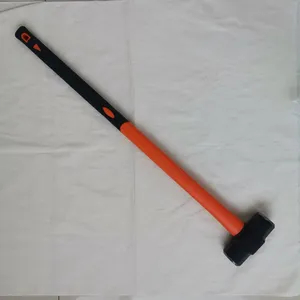 10LB SLEDGE HAMMER WITH FIBERGLASS TPR HANDLE BLACKSMITH HAMMER thumbnail-5