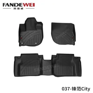 Use for HONDA CITY/Jazz 3D Auto Carpet Car Floor Mat Luxury Carpet Easy to Clean Anti-slip Makers Custom All Weather Zero Formaldehyde Waterproof thumbnail-1