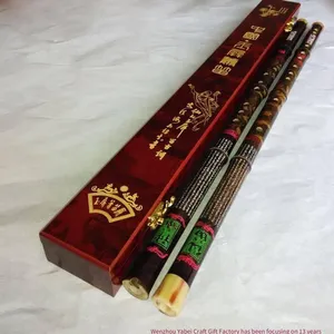 Customized Fishing Rod Wooden Box Packaging With Blue Paint and Laser Engraving, 15 Years of Specialization thumbnail-3