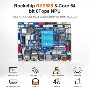GeniusCore 10.1 Inch RK3588 Open Frame AI Industrial Android Panel PC D-3588 | IPS Capacitive Touch HMI thumbnail-2