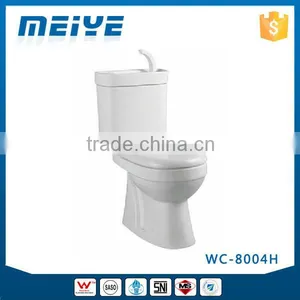 Two-piece New Toilet Tap Basin WC Pan S/P Trap Eco-friendly Water Saving Smart Toilet for Small Space WC-8004H Quality Choice thumbnail-1