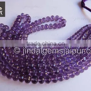 Wholesale Amethyst Far Micro Cut Roundelle Beads Lot 5 To 7 MM thumbnail-1