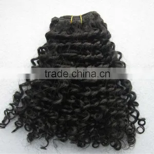 WHOLE SALE 18" BRAZILIAN HAIR EXTENSION AFRO CURL thumbnail-1