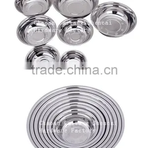 Stainless Steel Mixing Bowl 8pcs Set Hot Sale Large Metal Serving Bowls thumbnail-5