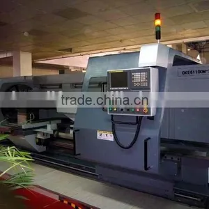 CKE61100M Large Flat Bed CNC Lathe With CE(Load:1500kgs) thumbnail-1