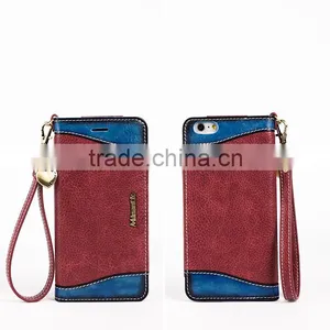 PU+Genuine Leather Cell Phone/Mobile Phone Case/Booklet for IPhone 6/6s for Lady/Female thumbnail-2