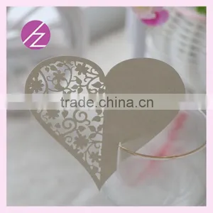 Compare Sponsored Listing Contact Supplier Chat Now!Personalized Handmade Heart Place Cards for Wine Glass With Custom Color thumbnail-1