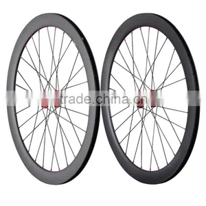 2016 Best Quality 700c50mm Clincher Road Disc Wheelset China Carbon Disc Wheels thumbnail-1